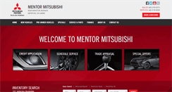 Desktop Screenshot of mentormitsubishi.com