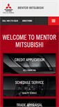 Mobile Screenshot of mentormitsubishi.com